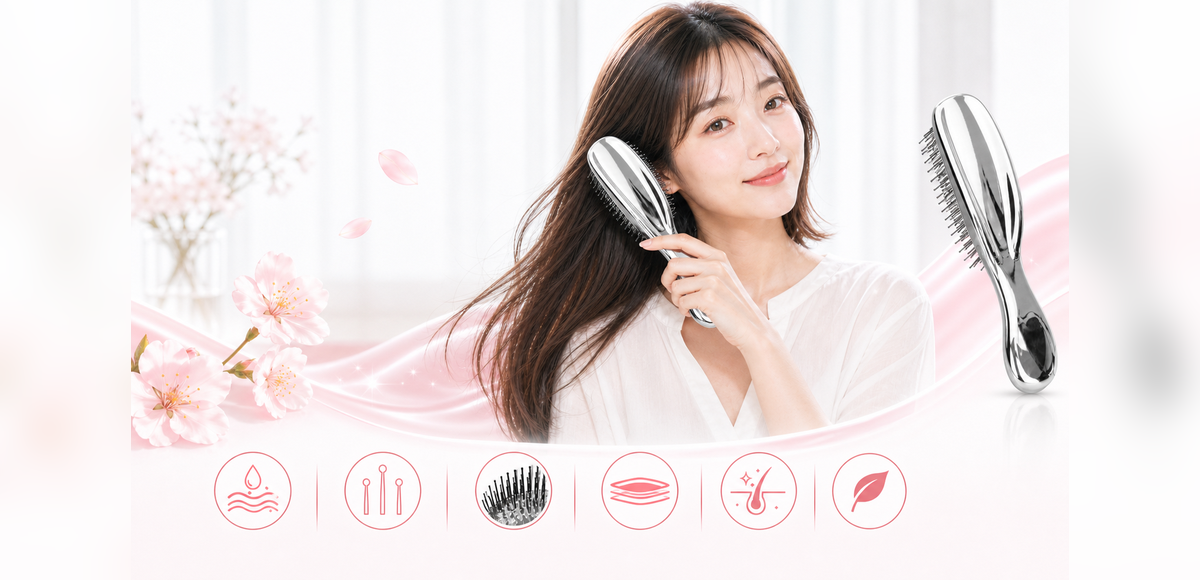 Elmio hair brush Amazon brand image
