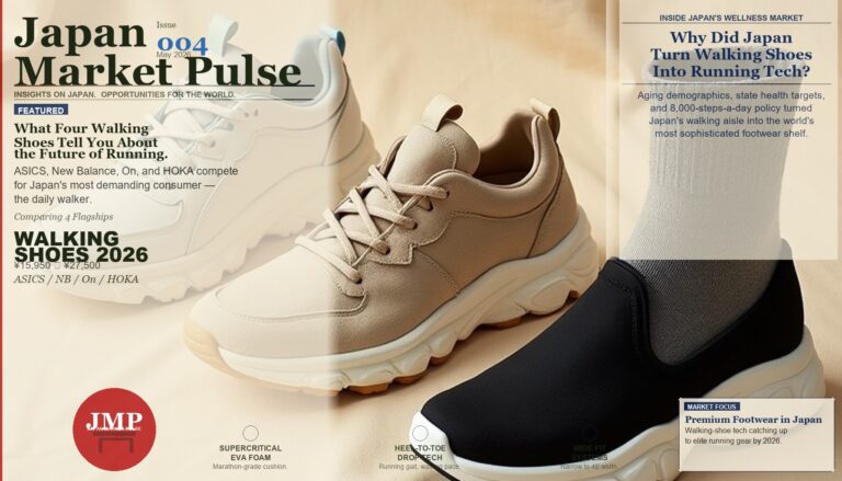 Four premium walking shoes 2026 — ASICS, New Balance, On, HOKA side by side