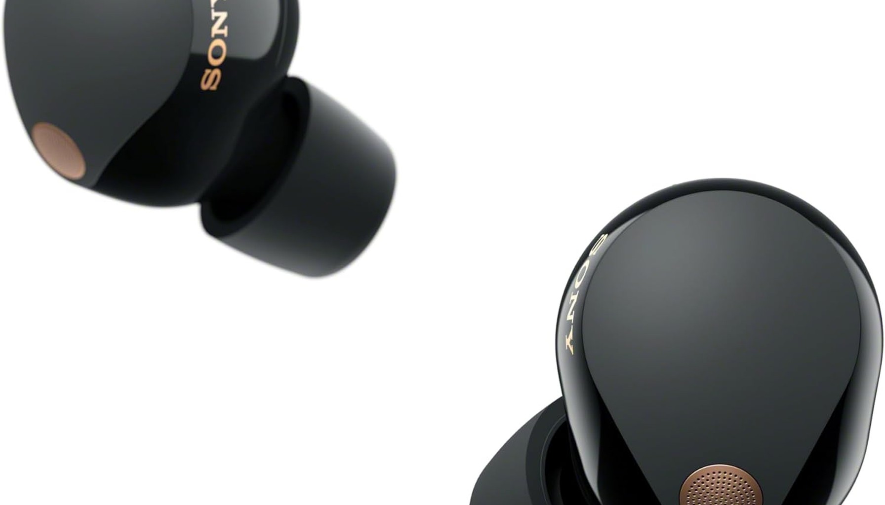Sony WF-1000XM5 wireless ANC earbuds black — official product image