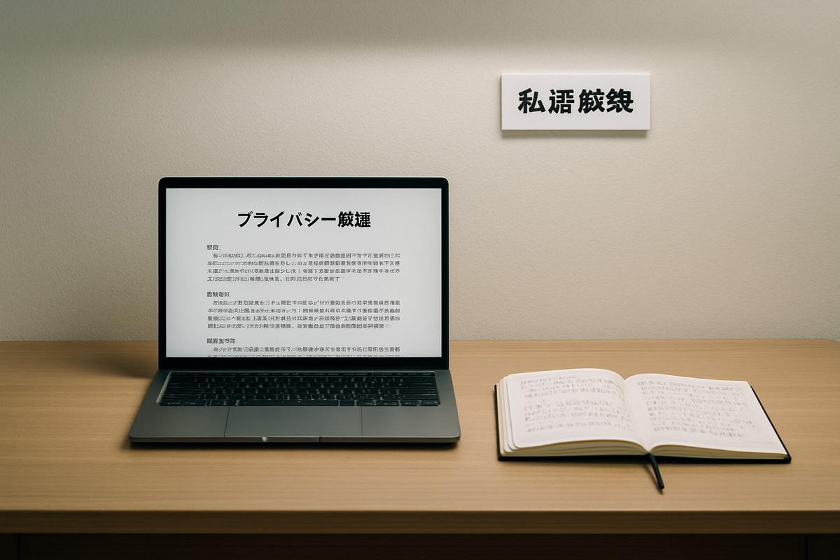 Japanese professional reviewing sensitive documents in a private office setting