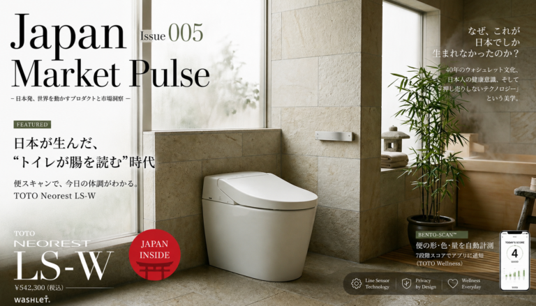Japan Market Pulse Issue 005 - TOTO Neorest LS-W Bento-Scan magazine hero