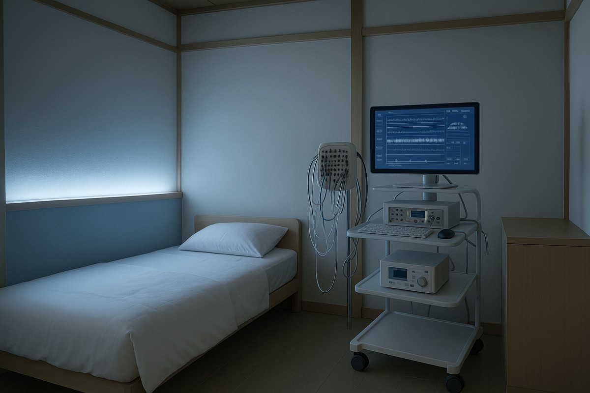 Modern Japanese sleep clinic interior