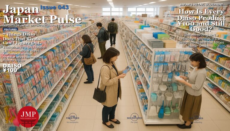 Daiso Japan retail strategy — 6,900 stores, 70% SKU rotation, and lessons for global brands
