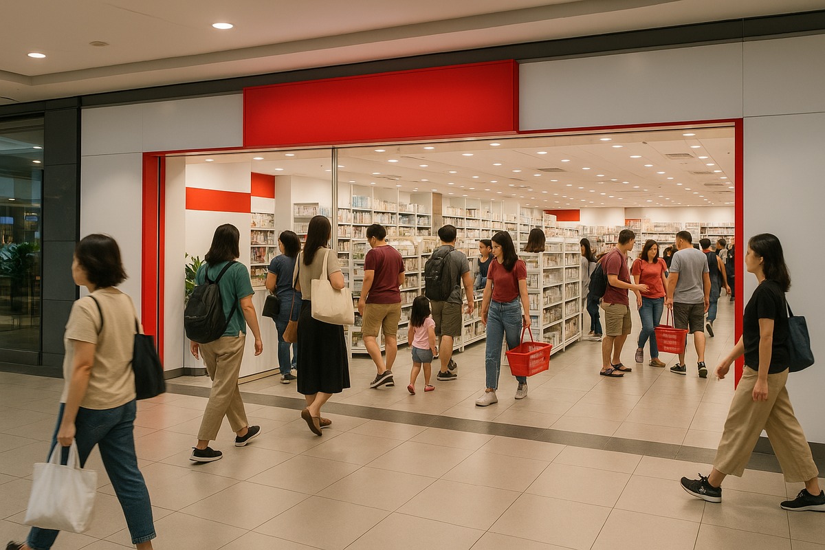 Daiso store in international mall