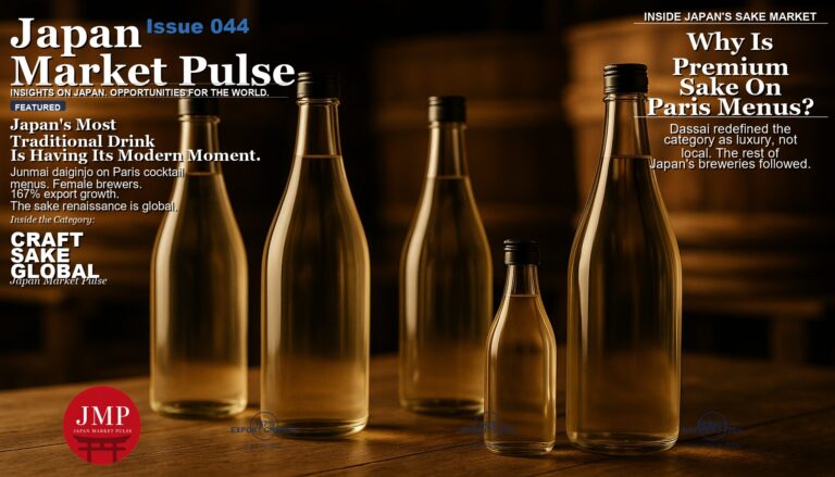 Japanese craft sake 2026 — premium exports, new brewers, and global beverage market entry