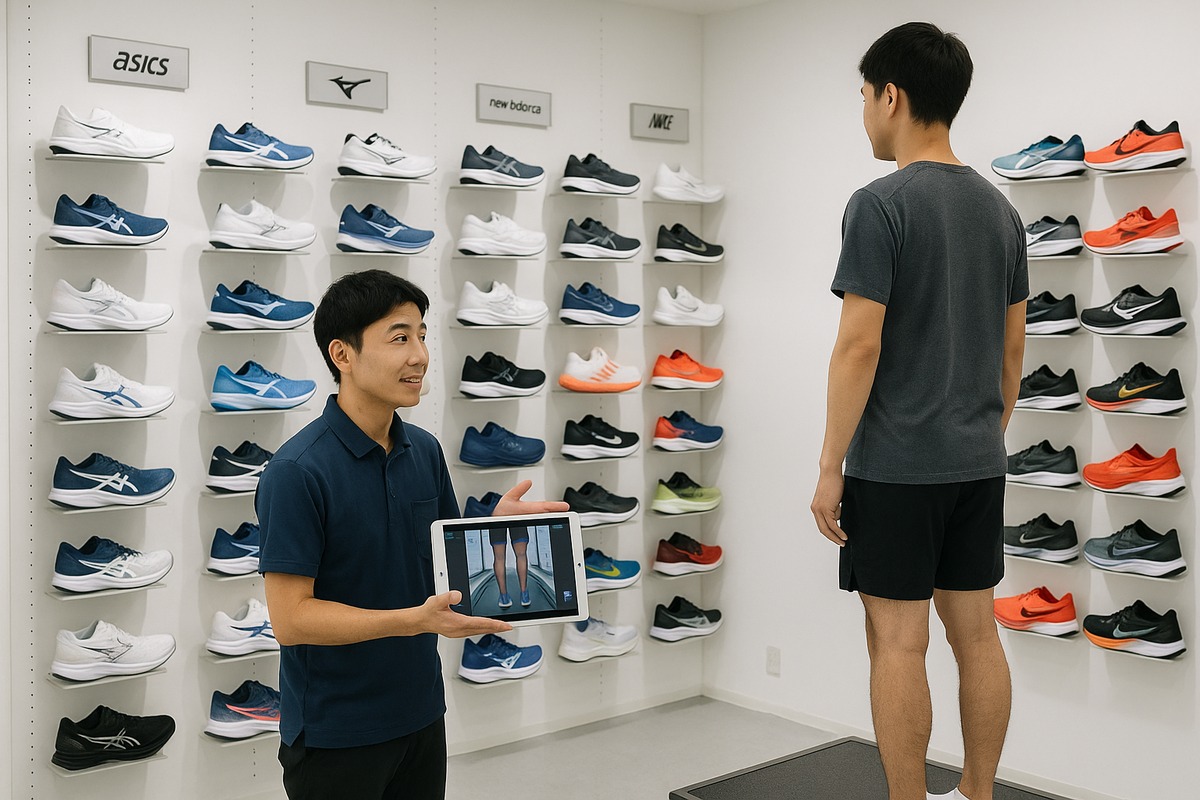 Japanese specialty running store with gait analysis and expert staff