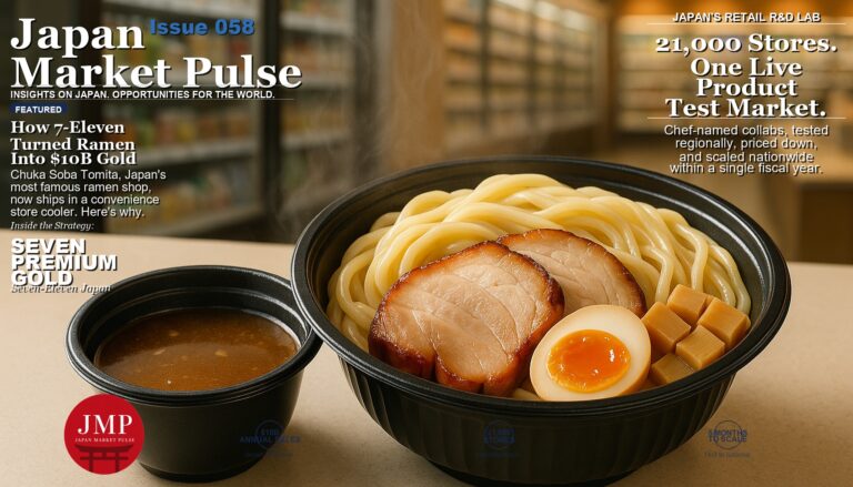 A premium chef-collaboration tsukemen dipping ramen meal from a Japanese convenience store, with thick chashu pork, a marinated egg, and rich dipping broth.